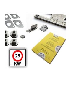 25KW Kit voor Yamaha YZF-R6 met TÜV certificaat